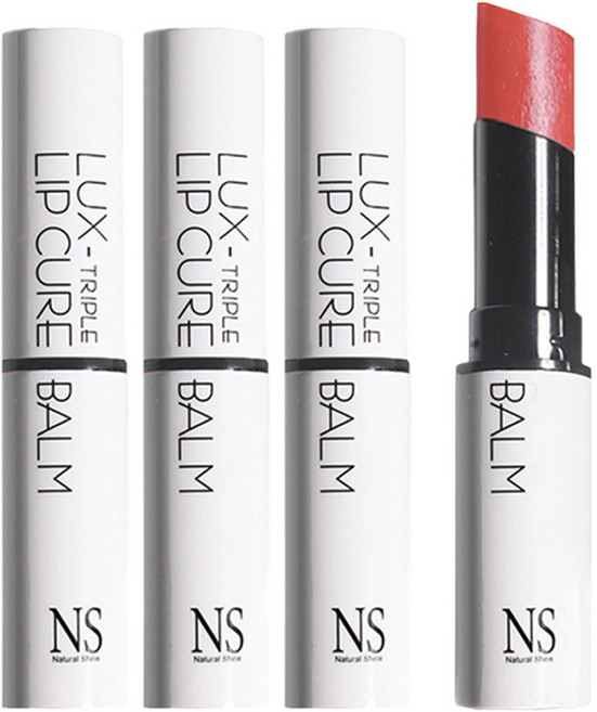 네츄럴샤인 럭스 트리플 립큐어밤 글로시, 뮤즈, 5g, 3개