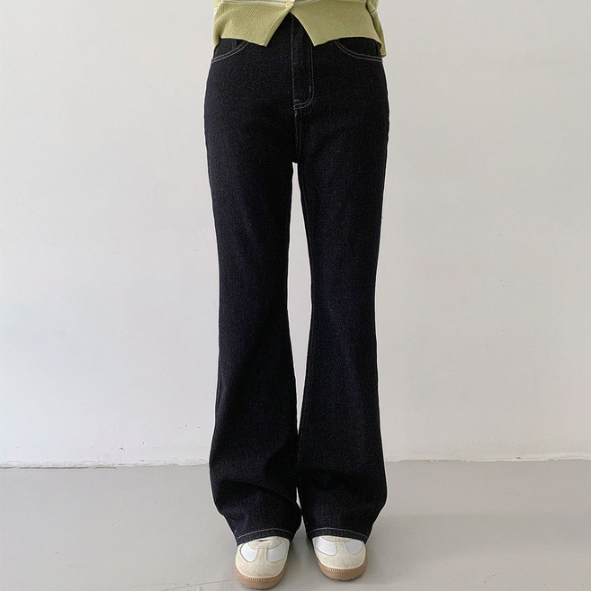 플랜데이 주식회사 여성용 숏 미디움 롱 기장 니키 히든밴딩 스판 베이직 부츠컷 팬츠