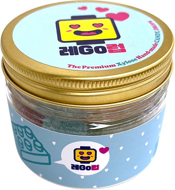드롭스 자일로스 수제사탕 레고럽, 135g, 1개