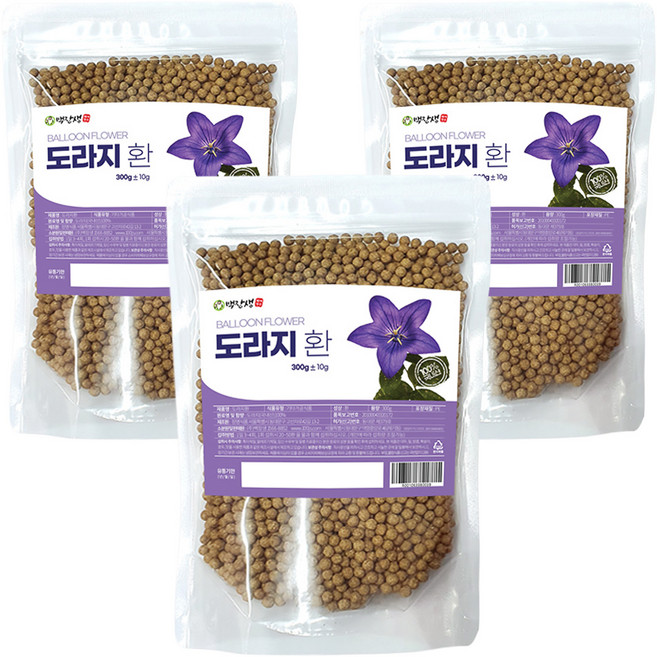 백장생 도라지환, 3개, 300g