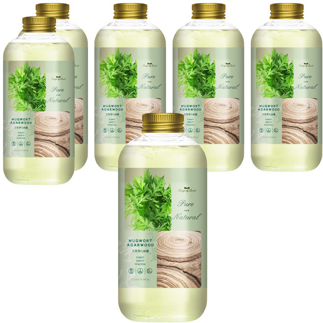 QUNDO 康朵 艾草淨化純露王, 500ml, 6瓶