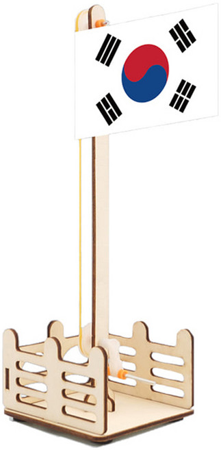 티처스 STEAM 태극기 국기게양대 만들기 E-51A, 1세트