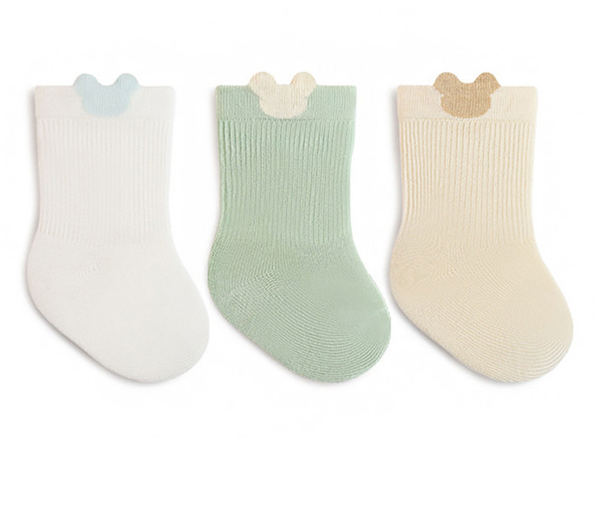 스타도어 유아용 큐트 포인트 양말 3종 세트