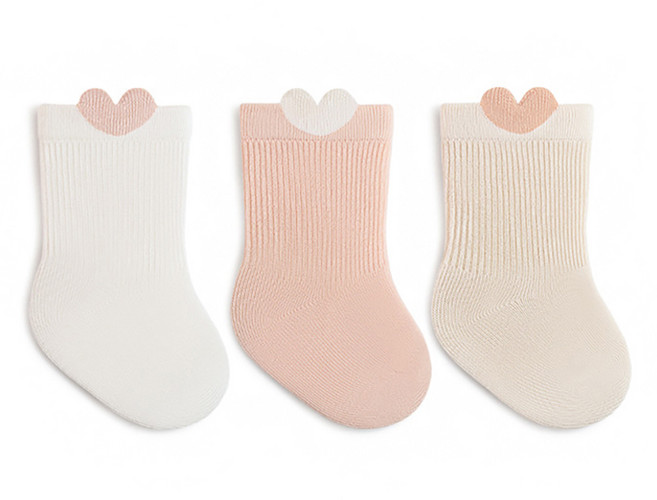 스타도어 유아용 큐트 포인트 양말 3종 세트