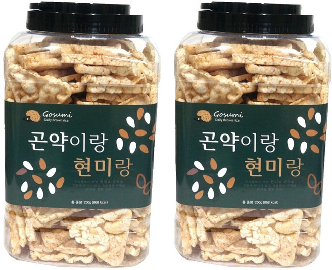 곤약이랑 현미랑, 250g, 2개