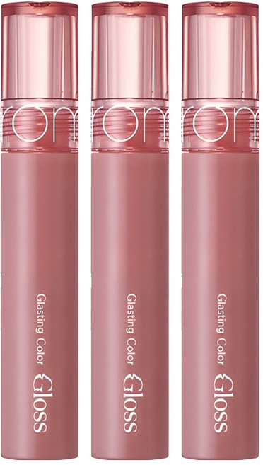롬앤 글래스팅 컬러 글로스, 03 로즈 핀치, 3개
