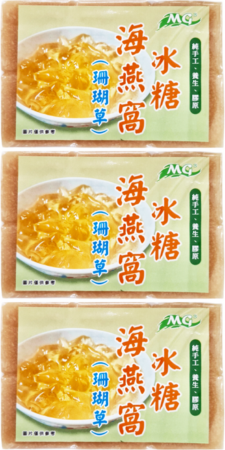 茂格生機 冰糖海燕窩, 280g, 3包