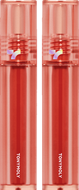 토니모리 퍼펙트 립스 쇼킹 립틴트, N03 코랄 쇼킹, 2개