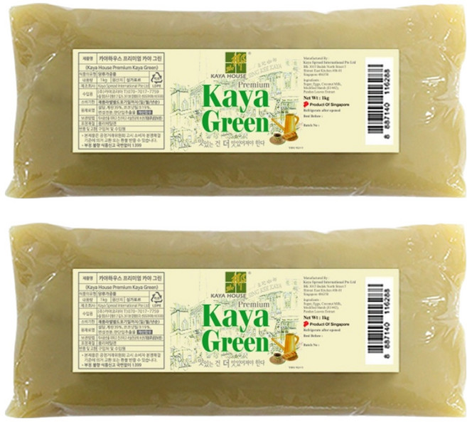 KAYA HOUSE 香蘭咖椰醬, 1kg, 2包