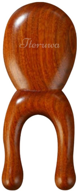 떼루와 U커브 기본 디자인 괄사 마사지 빗, 1개