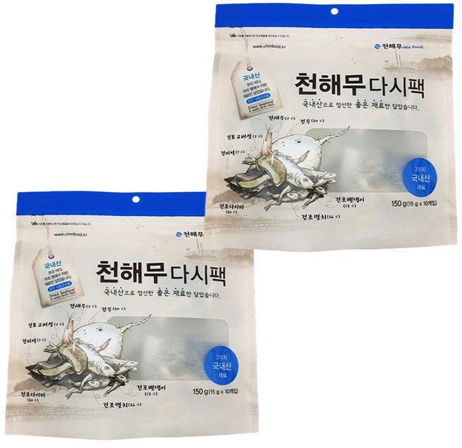천해무 다시팩, 2개, 150g