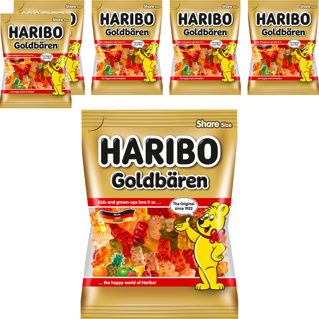 하리보 골드베렌 젤리, 200g, 6개