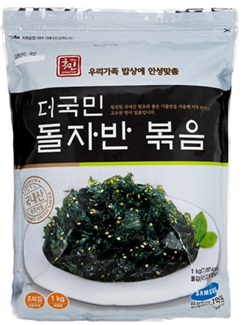 더국민 돌자반 볶음, 1kg, 1개