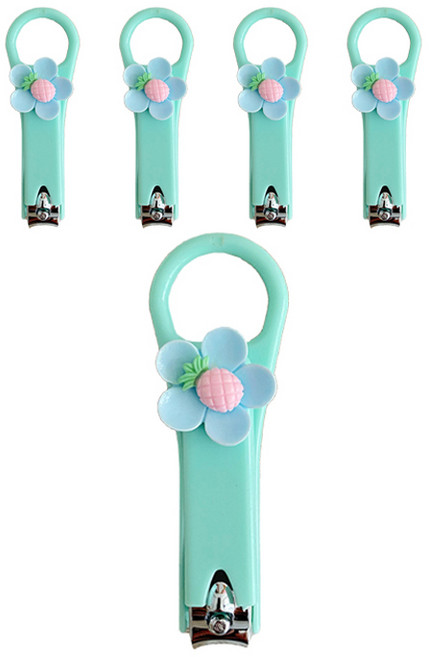 예쁜 손톱깎이, 블루 파인애플, 5개