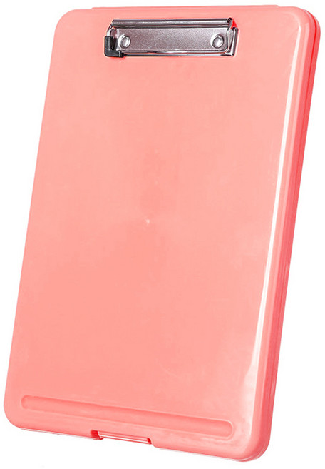 투코비 A4 클립보드 파일케이스 세로형, 핑크, 1개