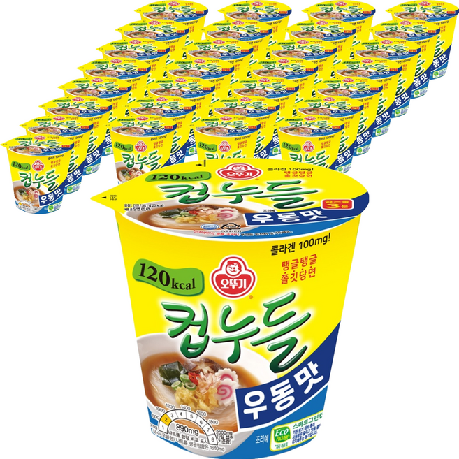 오뚜기 컵누들 우동맛 38.1g, 30개