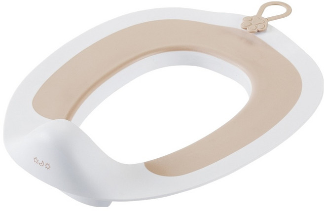 톨스토이 큐티슬림 유아 변기 보조 시트, 베이지