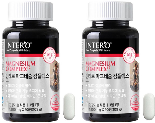 인테로 마그네슘 컴플렉스 영양제, 90정, 2개