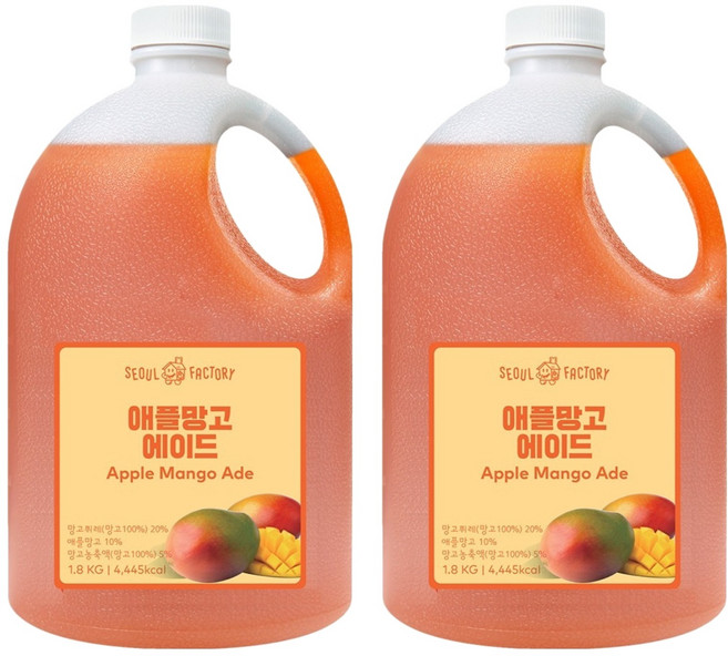 서울팩토리 애플망고에이드, 1.8kg, 2개