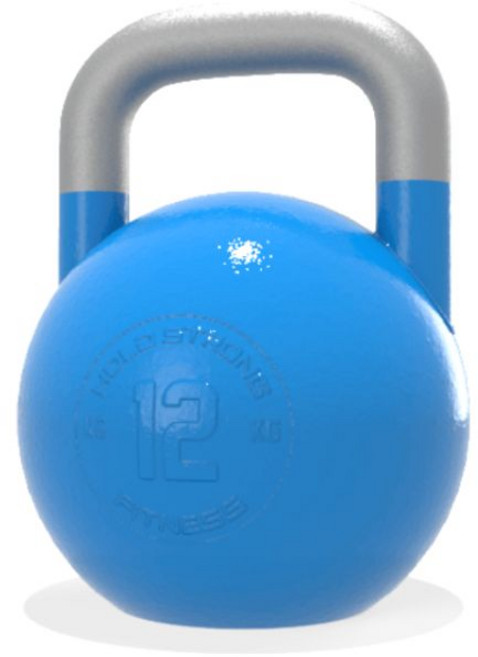HOLD STRONG ELITE 系列 競技壺鈴 Kettlebell 國際標準, 藍色, 12kg, 1個