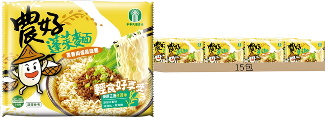 全國農會 農好蓬萊麵 蔥香肉燥風味, 15包
