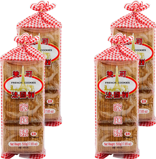 MICO Foodstuff 美可食品 法國餅 家庭號, 500g, 4包
