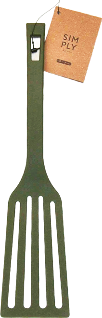 日本製 尼龍廚具 漏鏟 37g, 綠色, 1支