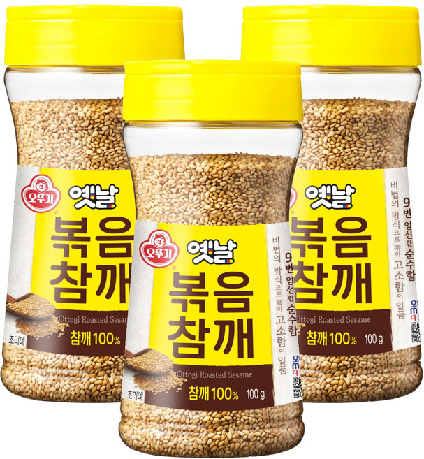 오뚜기 옛날 볶음 참깨, 100g, 3개