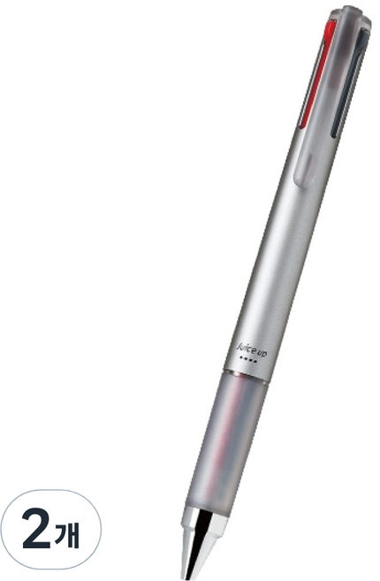 PILOT 百樂 多功能Gel Ink果汁Up 4色多色筆 0.4mm, 銀, 2支