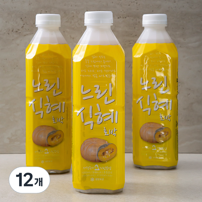 느린부엌 느린식혜호박, 1L, 12개