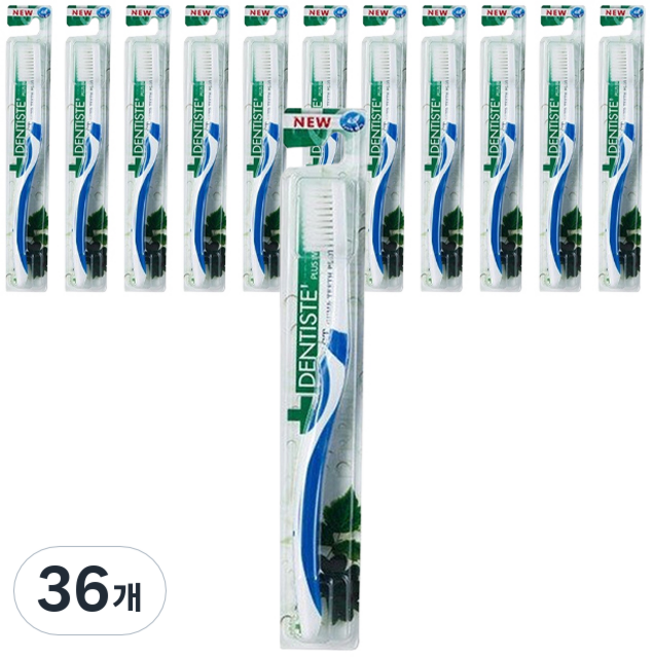 덴티스테 이중 미세모 칫솔, 1개입, 36개