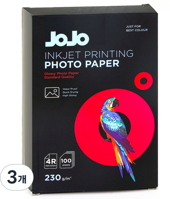 조조 고광택 포토용지 230g, 4X6, 300개