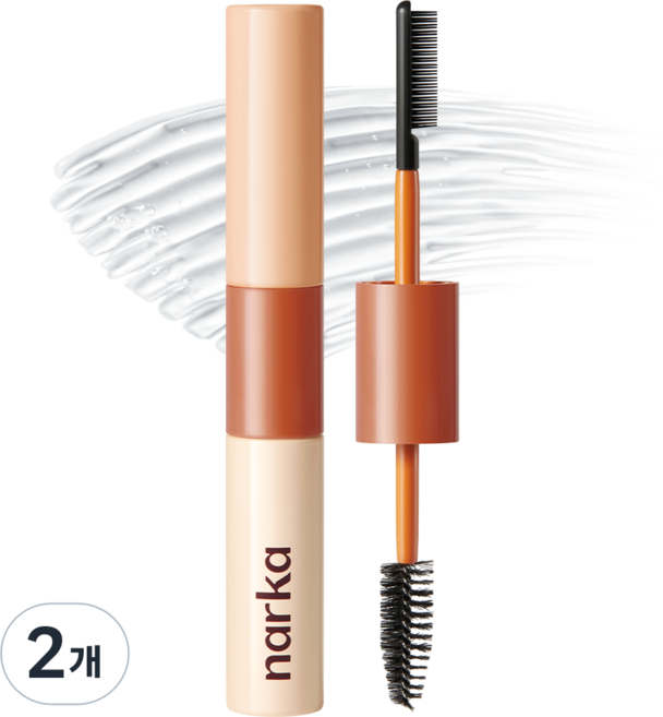 나르카 하드 픽스 헤어 마스카라 12g, 2개