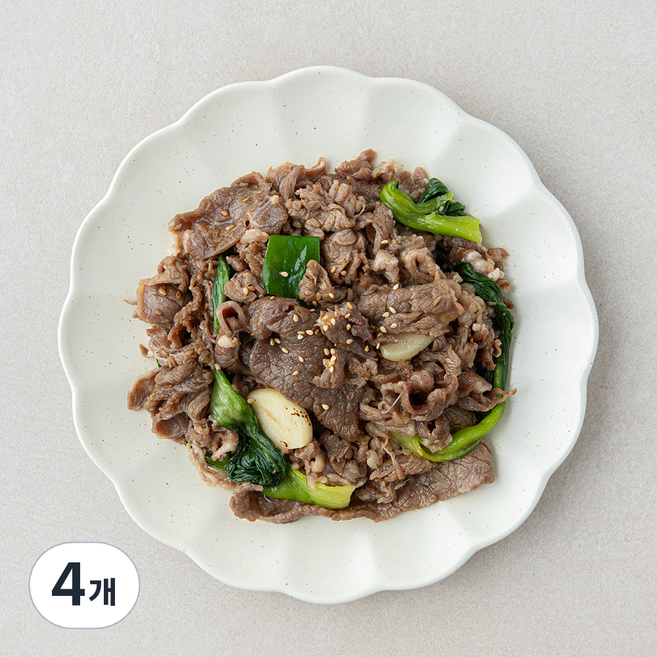 강남밥상 소고기청경채볶음, 250g, 4개
