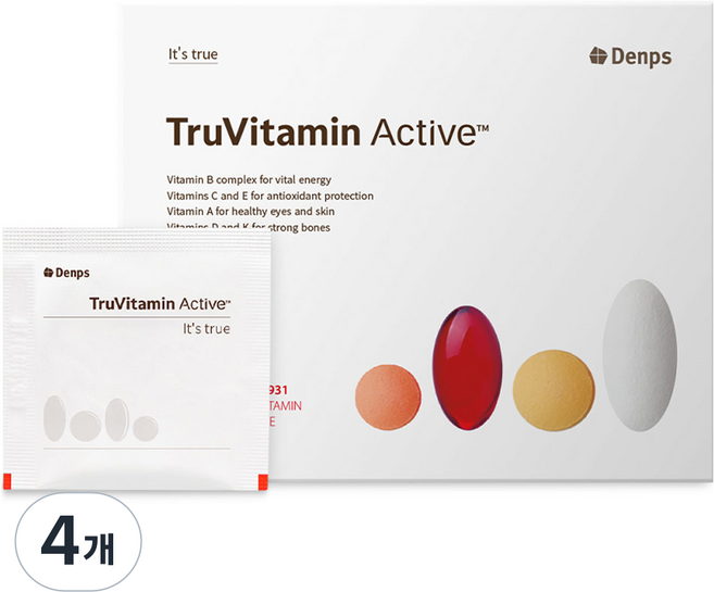 덴프스 트루바이타민 액티브, 4개, 30회분