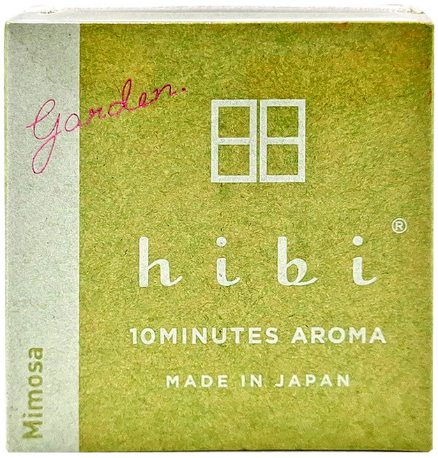 hibi 薰香 8入組 Mimosa 含羞草 10分鐘香薰 日本製造