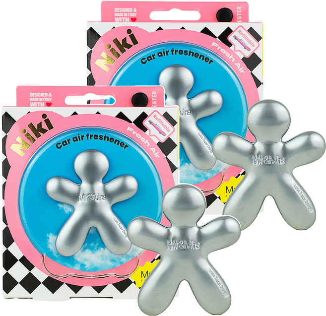 미스터앤미세스 니키 클래식 차량용 방향제, 2개, 프레쉬에어