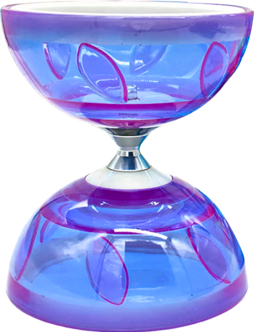 AFAMIC 艾法 LED發光長軸安全軟式三培學生扯鈴 環保軟膠材質 柔軟堅固耐摔, 紫色, 1組