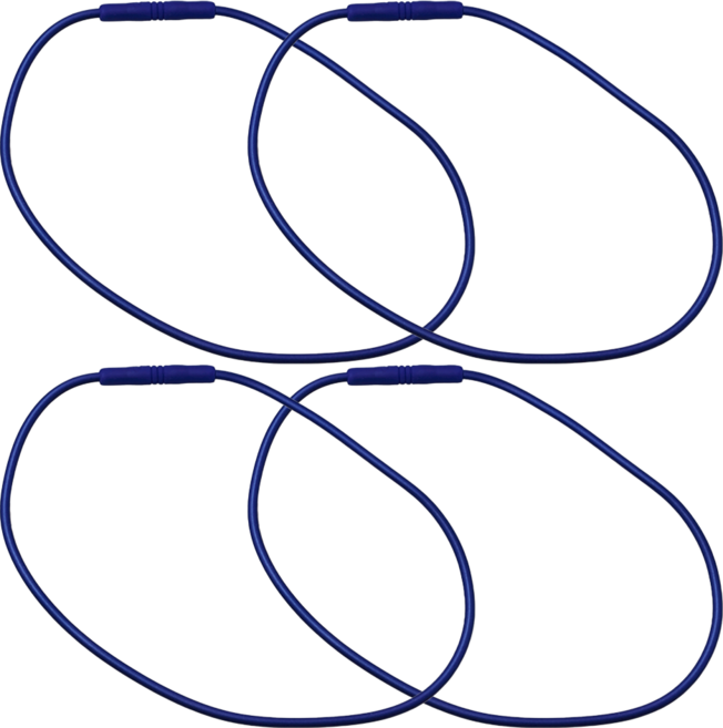 易利氣 磁力項圈 550高斯 50cm 藍色, 4條