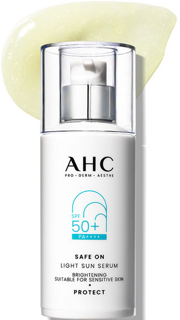 AHC Safe On提亮防曬霜 SPF50+ PA++++, 40ml, 1瓶