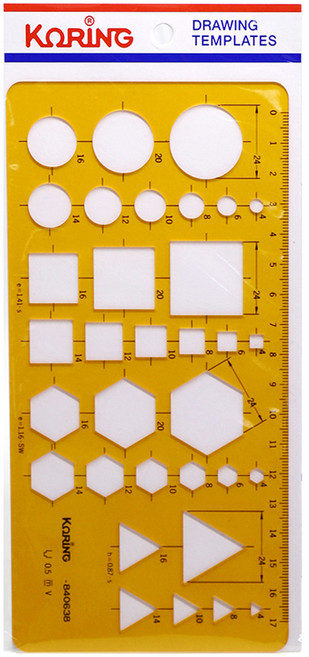 코링 종합 형판 자 K-840638, 1개