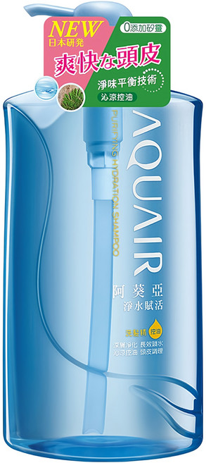 AQUAIR 阿葵亞 淨水賦活洗髮精 控油型, 1L, 1瓶