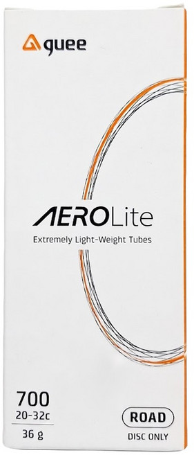 guee AEROLite TPU 極輕量化內胎 鋁合金氣嘴 法嘴 公路車內胎 36g, 1個