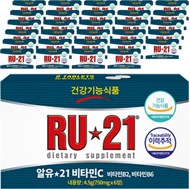 ru21 維他命C補充錠, 6錠, 84盒