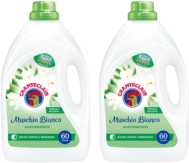 샹떼클레어 일반 섬유유연제 화이트머스크, 3L, 2개