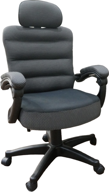 台灣製造舒適電腦椅 AH-62 110~122 × 56 × 45cm 辦公椅/學生椅, 灰色