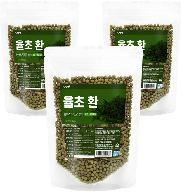 갑당약초 율초 환, 3개, 500g