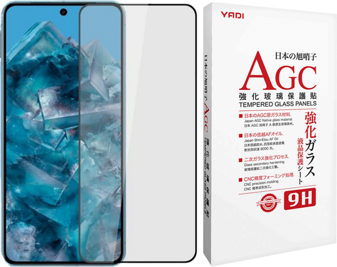 YADI 亞第 水之鏡 AGC全滿版手機玻璃保護貼, 1個