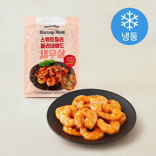 스위트 칠리 마리네이드 새우살 (냉동), 1개, 450g