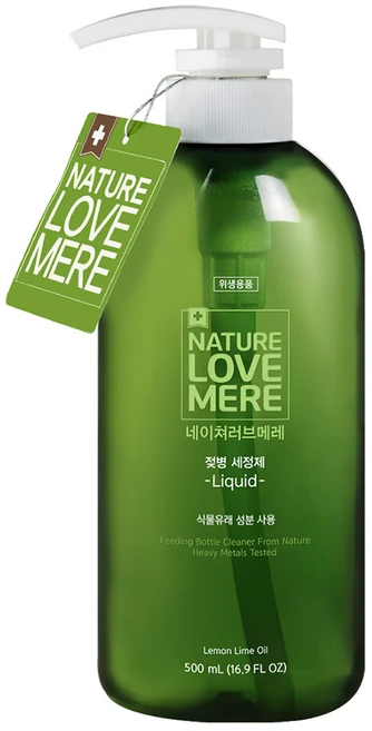 네이쳐러브메레 젖병세정제 레몬향, 500ml, 1개 - 쿠팡